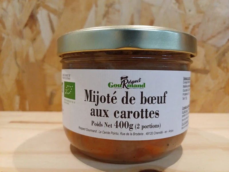 Mijoté de boeuf  aux carottes